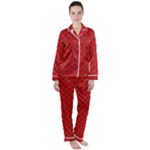 Holiday Satin Long Sleeve Pyjamas Set