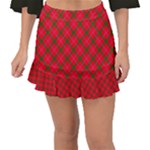 Holiday Fishtail Mini Chiffon Skirt