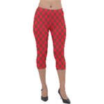 Holiday Lightweight Velour Capri Leggings 