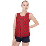 Holiday Bubble Hem Chiffon Tank Top
