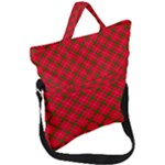 Holiday Fold Over Handle Tote Bag