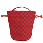 Holiday Drawstring Bucket Bag