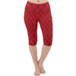 Holiday Lightweight Velour Cropped Yoga Leggings