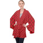 Holiday Long Sleeve Velvet Kimono 