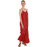 Holiday Cami Maxi Ruffle Chiffon Dress