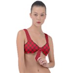 Holiday Front Tie Bikini Top