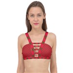 Holiday Cage Up Bikini Top