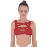 Holiday Bandaged Up Bikini Top