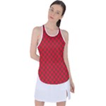 Holiday Racer Back Mesh Tank Top