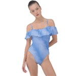 Wavy Cloudspa110232 Frill Detail One Piece Swimsuit