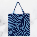 Zebra 3 Grocery Tote Bag