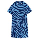 Zebra 3 Kids  Boyleg Half Suit Swimwear