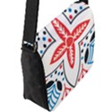 Flap Closure Messenger Bag (L) 