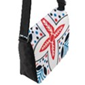 Flap Closure Messenger Bag (S) 
