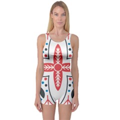 One Piece Boyleg Swimsuit 