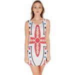 Motif Bodycon Dress