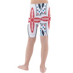 Kids  Mid Length Swim Shorts 