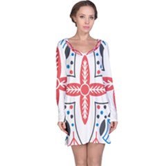 Long Sleeve Nightdress 