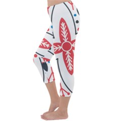 Capri Winter Leggings Back Capri Winter Leggings Back