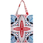 Motif Zipper Classic Tote Bag