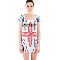 Short Sleeve Bodycon Dress Front