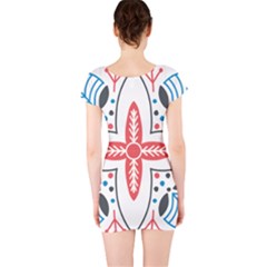 Short Sleeve Bodycon Dress Back