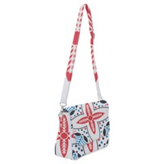 Shoulder Bag with Back Zipper 