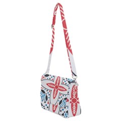 Shoulder Bag with Back Zipper 