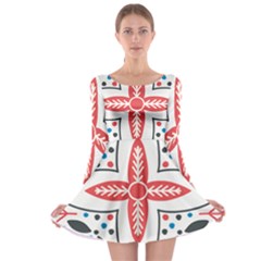 Long Sleeve Skater Dress 