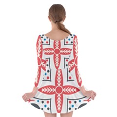 Long Sleeve Skater Dress 