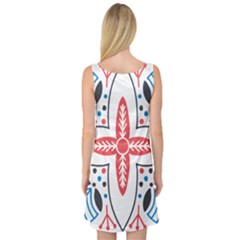 Sleeveless Satin Nightdress Back