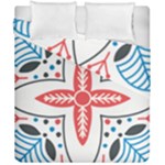 Motif Duvet Cover Double Side (California King Size)