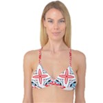 Motif Reversible Tri Bikini Top