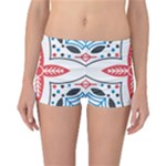 Motif Reversible Boyleg Bikini Bottoms
