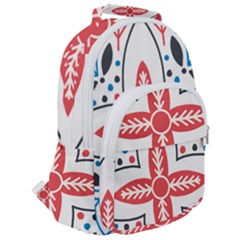Rounded Multi Pocket Backpack 