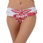Motif Frill Bikini Bottom