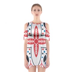 Shoulder Cutout One Piece Dress 