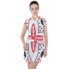 Drawstring Hooded Dress 