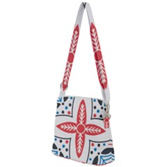 Zipper Messenger Bag 