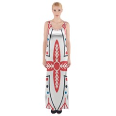 Thigh Split Maxi Dress 
