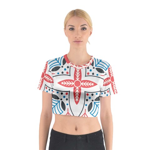 Motif Cotton Crop Top from ArtsNow.com
