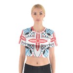Motif Cotton Crop Top