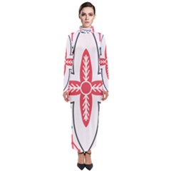 Turtleneck Maxi Dress 