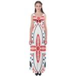 Motif Empire Waist Maxi Dress