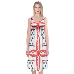 Motif Midi Sleeveless Dress from ArtsNow.com