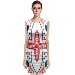 Classic Sleeveless Midi Dress 