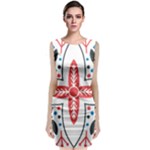 Motif Classic Sleeveless Midi Dress