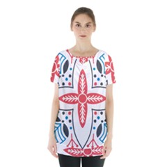 Skirt Hem Sports Top 