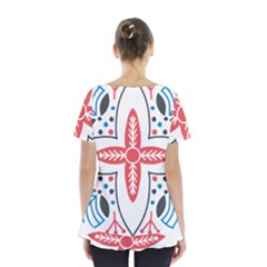 Skirt Hem Sports Top 