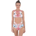 Motif Bandaged Up Bikini Set 